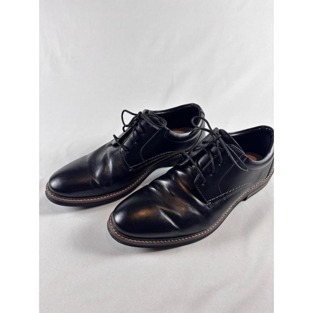 Men's Nunn & Bush Dress Shoes US 10W Leather Oxford Derby Black Work Wedding